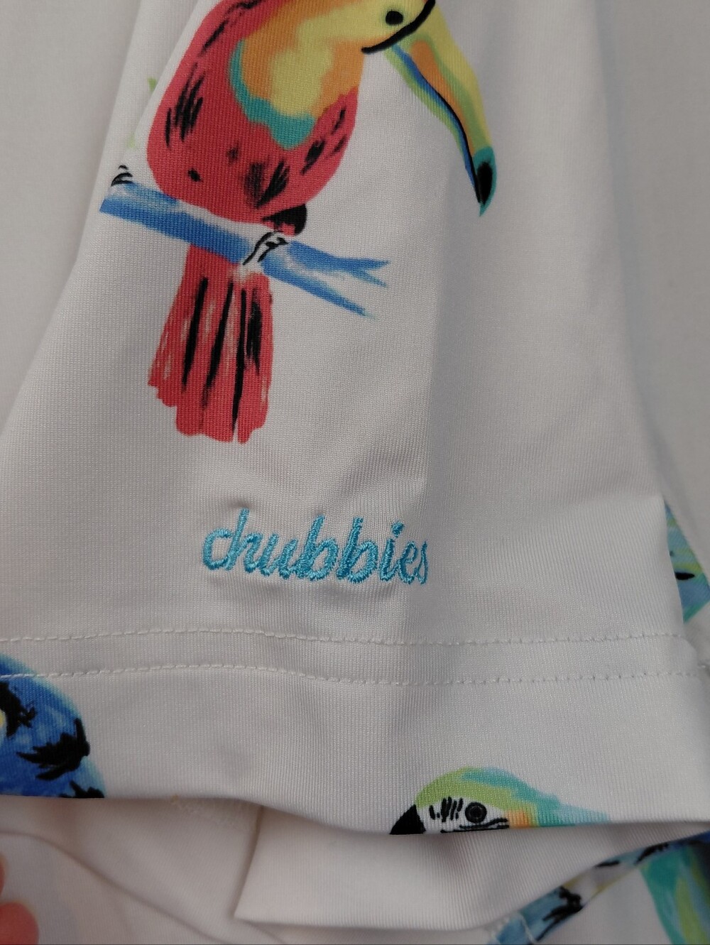 Chubbies Performance Polo Men's Size Large Birds Of Paradise NWT - Picture 3 of 7